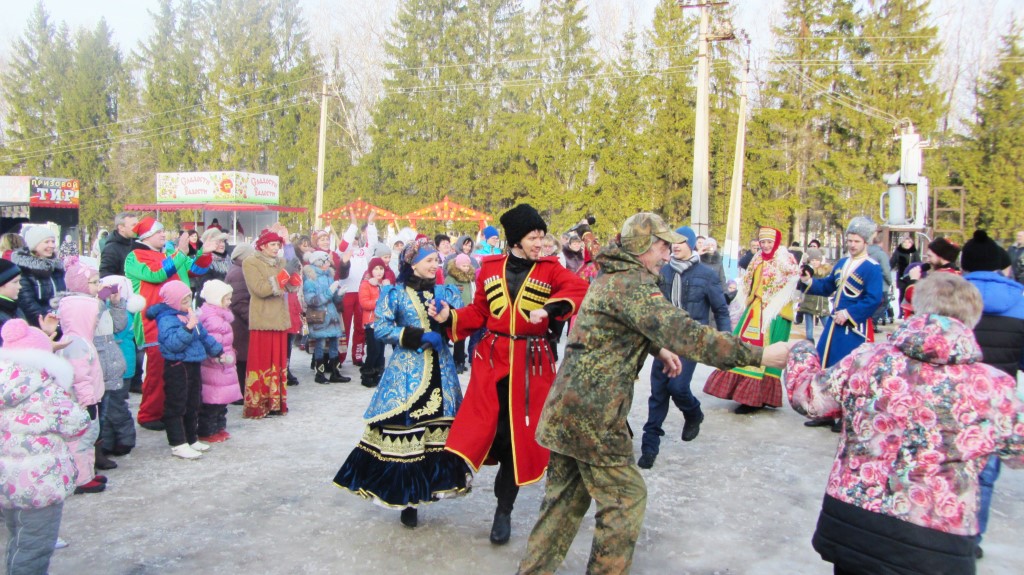 Cossacks, Maslenitsa, folklore ensemble, national ensemble Russian will