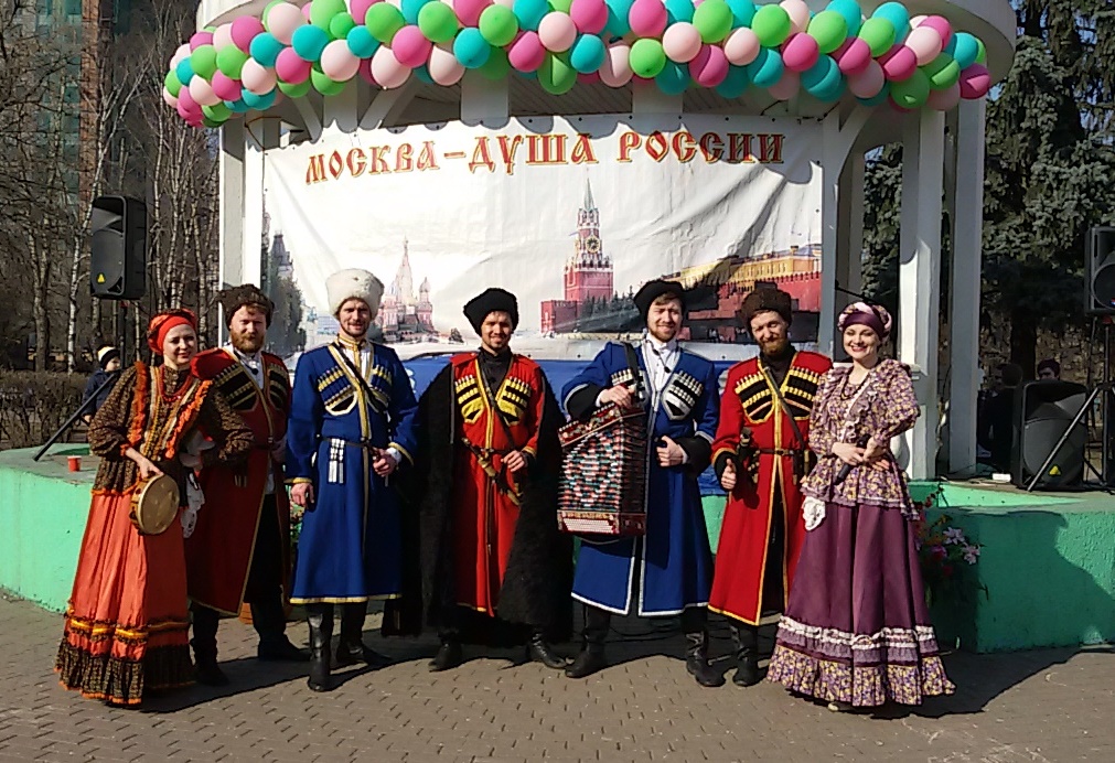 the Cossack ensemble for Easter