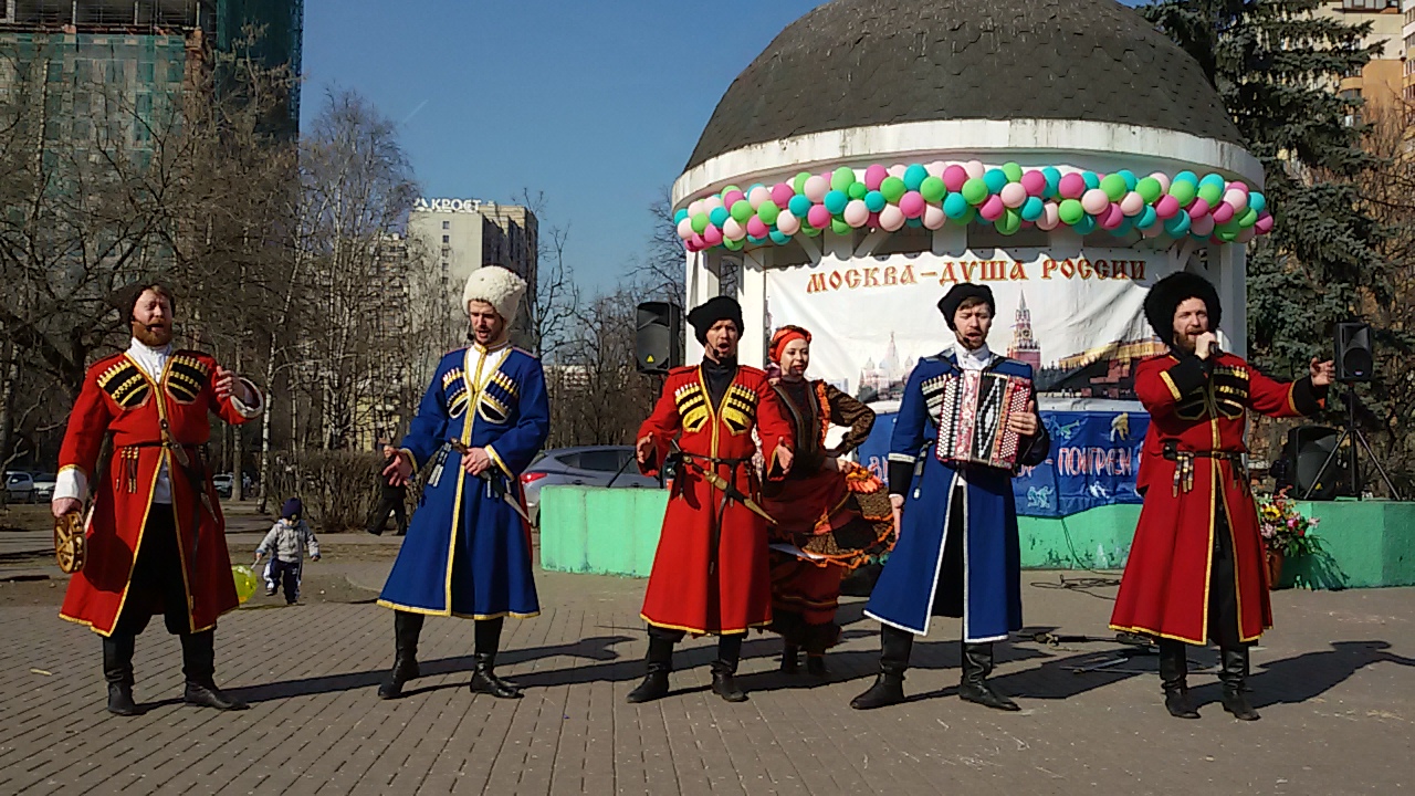 the Cossack ensemble for Easter